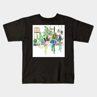 Happy Succulents Kids T-Shirt